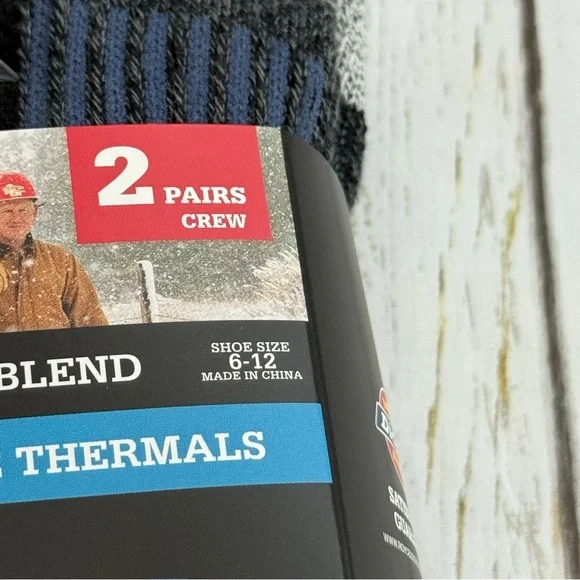 Dickies Merino Wool Blend Crew Socks Mens Shoe Size 6-12 Work Comfort New - Picture 3 of 5